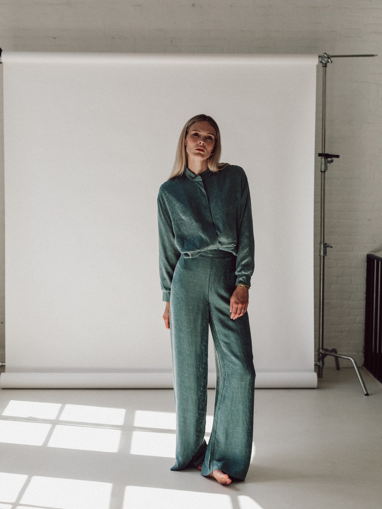 Linnie trousers Green sage