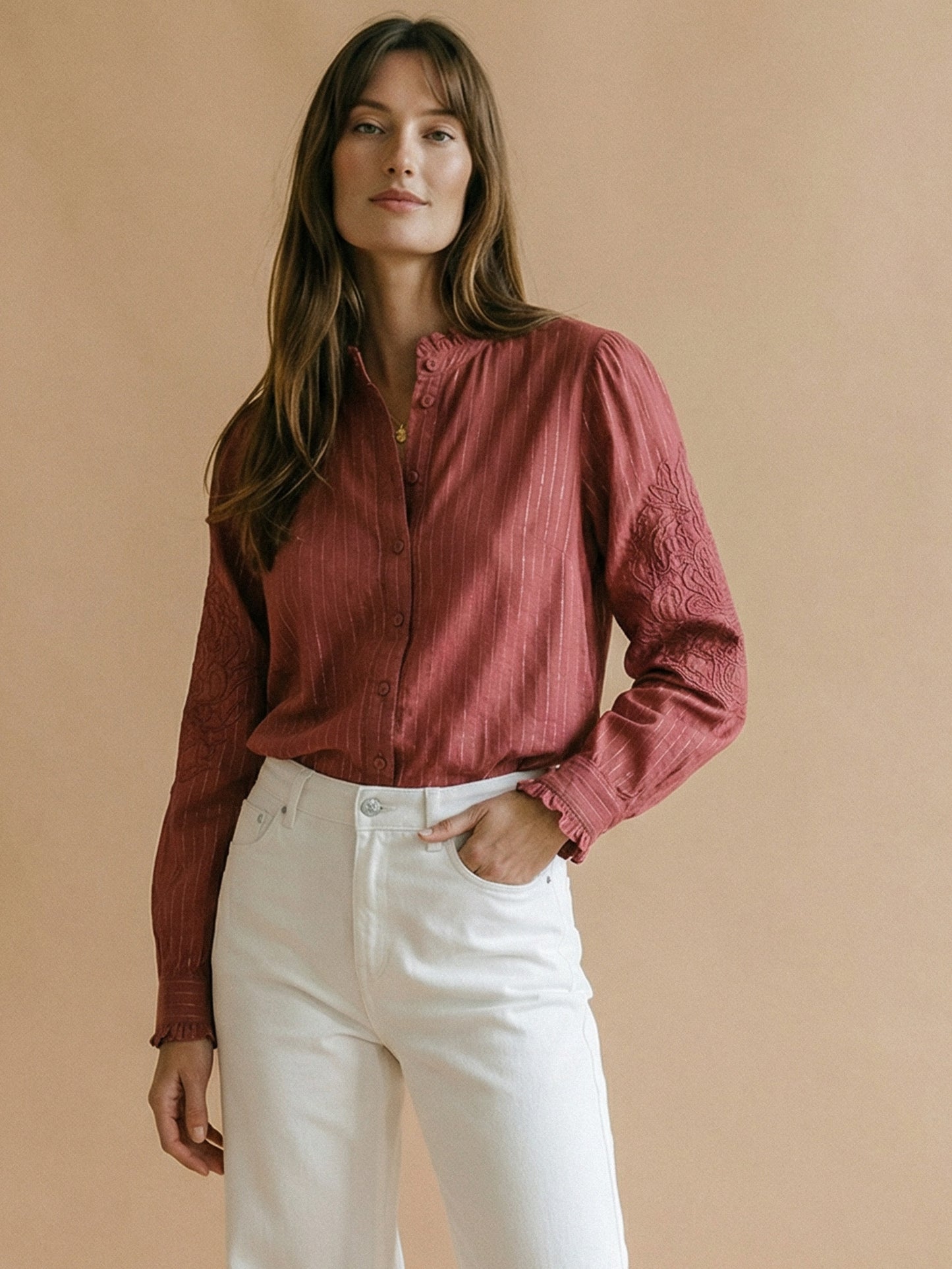 Susan blouse Red